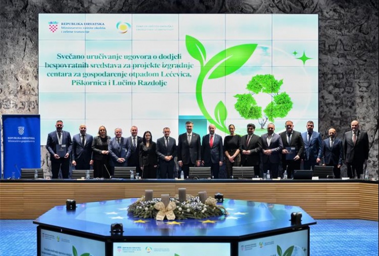Ugovori vrijedni više od 51 milijun eura za Centar za gospodarenje otpadom Lučino razdolje